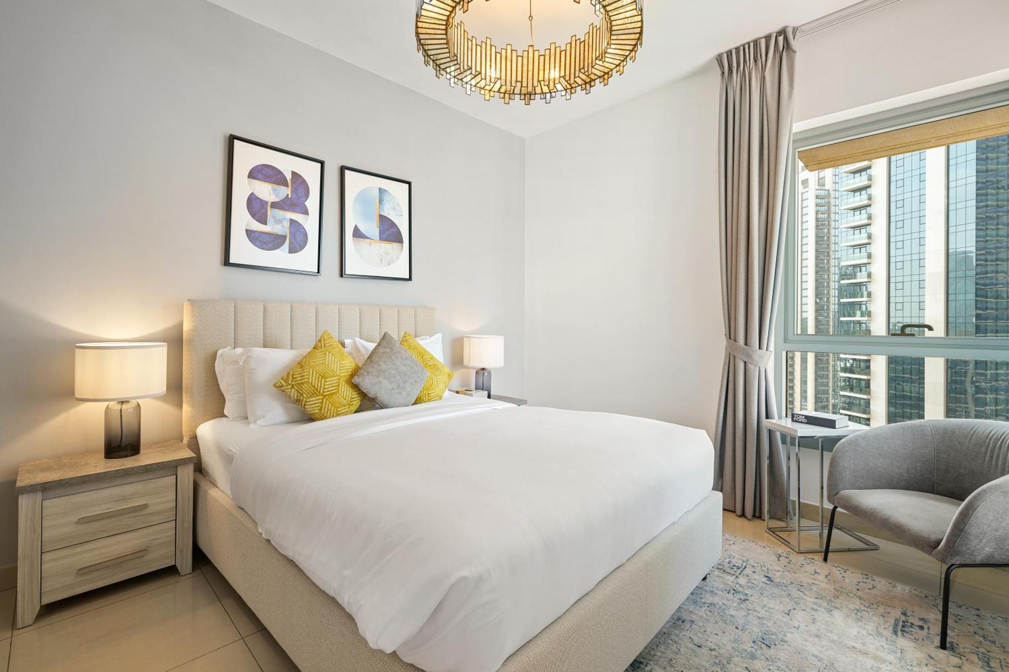 New! Luxury 3Bedroom With Spectacular Burj Views Downtown ดูไบ ภายนอก รูปภาพ
