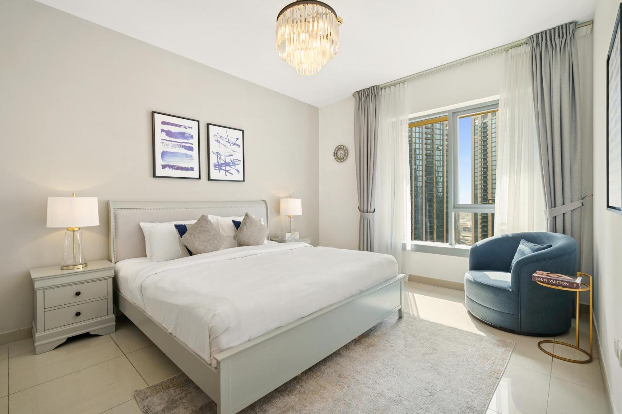 New! Luxury 3Bedroom With Spectacular Burj Views Downtown ดูไบ ภายนอก รูปภาพ